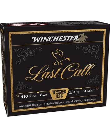 Winchester Ammo LCTSS4139 Last Call410Gauge 3" 1/2oz Tungsten 9Shot 10 Per Box/10 Case