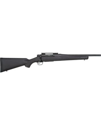 Mossberg 28230 Patriot Carbine 6.5 Creedmoor 5+1 18" Matte Blued Threaded Bull Barrel, Matte Blued Picatinny Rail Receiver, Black Fixed Synthetic Stock