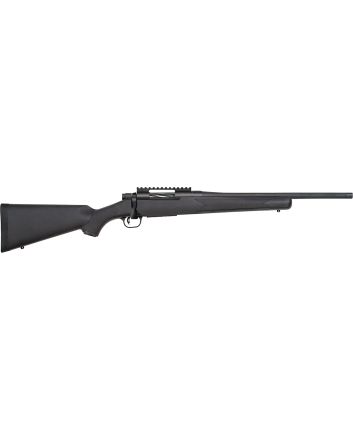 Mossberg 28231 Patriot Carbine 450 Bushmaster 5+1 18" Matte Blued Threaded Bull Barrel, Matte Blued Picatinny Rail Receiver, Black Fixed Synthetic Stock