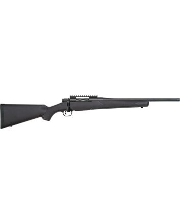 Mossberg 28232 Patriot Carbine 350 Legend 5+1 18" Matte Blued Threaded Bull Barrel, Matte Blued Picatinny Rail Receiver, Black Fixed Synthetic Stock