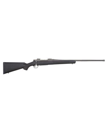 Mossberg 28260 PatriotFull Size 350 Legend 4+1 22" Stainless Cerakote Fluted Threaded Barrel, Drilled &amp; Tapped Stainless Cerakote Stainless Steel Receiver, Black Fixed Synthetic Stock