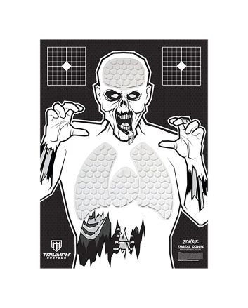 Triumph Systems 031513001 Threat Down Reactive Splatter Target Zombie Hanging Paper 30"H x 22"W
