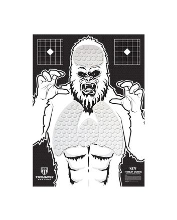 Triumph Systems 031513006 Threat Down Reactive Splatter Target Yeti Hanging Paper 30"H x 22"W