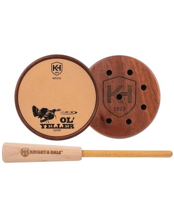 Knight &amp; Hale KHT0200 Ol'Yeller SLA-TEK Pot Call Turkey Sounds Walnut/Yellowheart