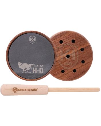 Knight &amp; Hale KHT0202 HD Slate Pot Call Turkey Sounds Walnut/Hickory