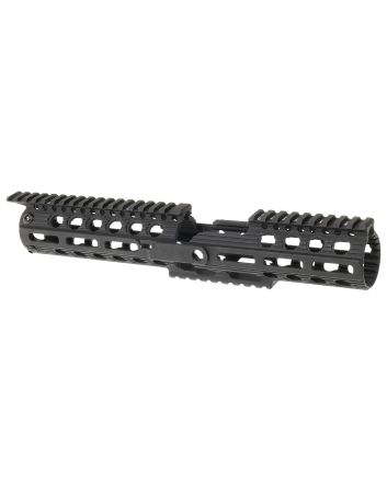 Troy Ind SRAIDLTCKBT00 Delta Handguard Carbine Length Black AR-15 12" Long