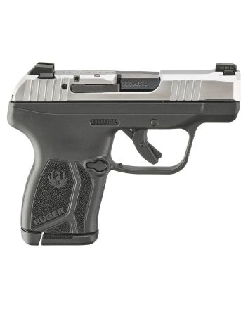 Ruger 13748 LCP Max *CA Complaint Compact Frame 380 ACP 10+1 2.80" Black Oxide Alloy Steel Barrel, Matte Stainless Serrated Steel Slide, Black Polymer Frame, Black Polymer Grip