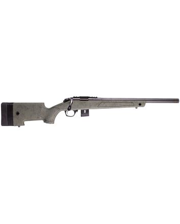 Bergara Rifles BMR008 BMR-X Carbon Fiber 22 LR 10+1 18" Carbon Fiber Threaded Barrel, Black Cerakote Picatinny Rail Steel Receiver, Adj LOP Black w/Green Webbing Synthetic Stock
