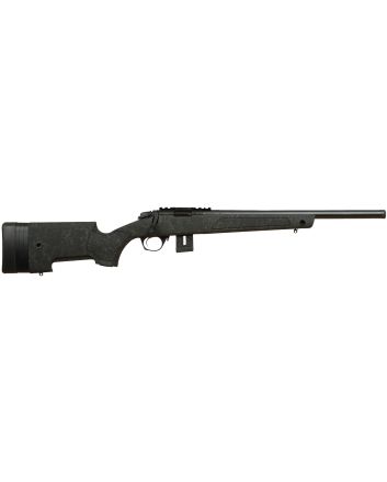 Bergara Rifles BMR011 BMR-X17 HMR 10+1 18" Blued Heavy Threaded Barrel, Blued Picatinny Rail Receiver, Adj LOP Green w/Black Webbing Synthetic Stock