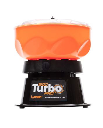 Lyman 7631650 1500 Pro Turbo Tumbler Black/Orange