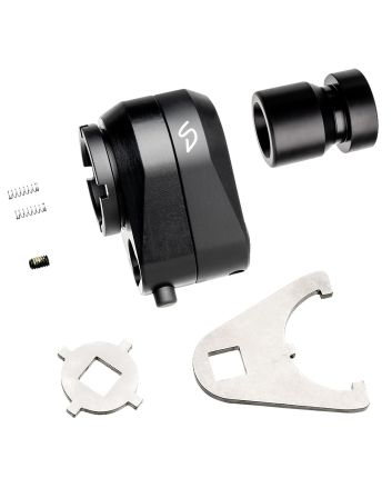 Stern Defense 008SDRABADMINID1M Rapid Attach Mini Buttstock Adapter Black Aluminum/Steel