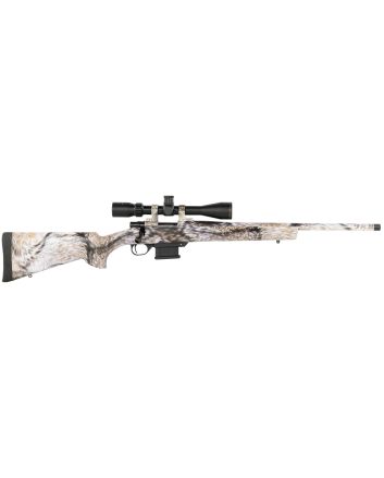Howa HMA60804FY M1500 Mini Action Full Size 6 ARC 5+1 20" Yote Camo Dip Threaded Barrel, Steel Receiver Drilled &amp; Tapped, Fixed HTI Yote Synthetic Stock, Nikko Stirling GamePro 4-12x40mm
