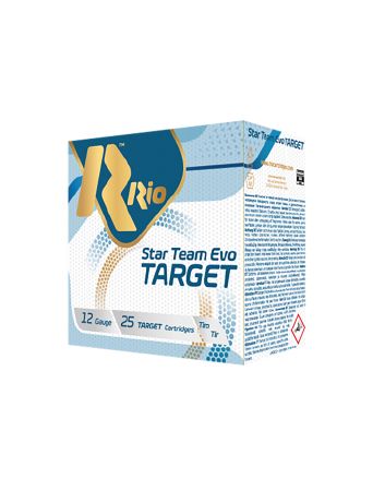 Rio Ammunition STT24LT75 Star Team EVO Target 12Gauge 2.75" 7/8oz 7.5Shot 25 Per Box/10 Case