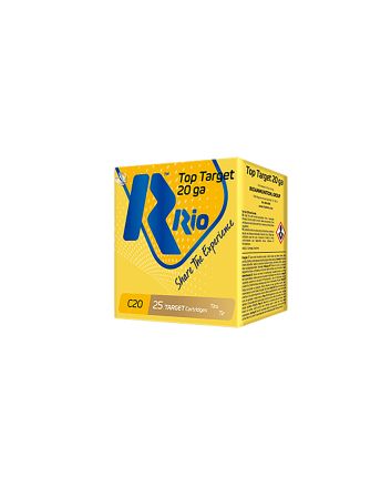 Rio Ammunition TT2075 Top Target20Gauge 2.75" 7/8oz 7.5Shot 25 Per Box/10 Case