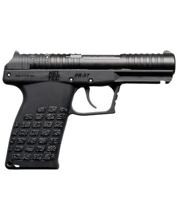 Kel-Tec PR57BLK PR57Compact Frame 5.7x28mm 20+1 4" Black Steel Barrel, Black Optic Ready/Serrated Slide, Black Textured Grip