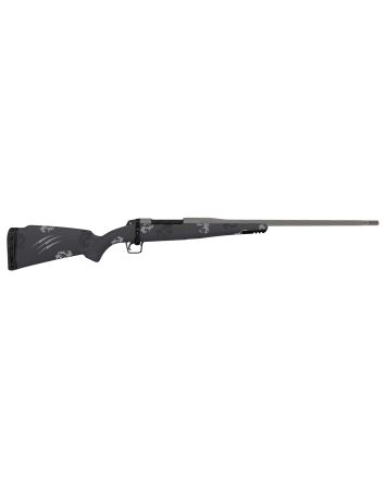 Fierce Firearms TWROG22CM20GP Twisted Rogue 22 Creedmoor 20" Tungsten Cerakote Steel Threaded Barrel, Drilled &amp; Tapped Steel Receiver, LR Negative Comb Phantom Camo Carbon Fiber Stock