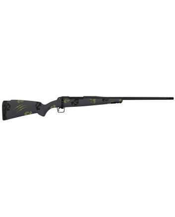 Fierce Firearms TWROG280AI24BF Twisted Rage 280 Ackley Improved 24" Armour Lube Black Steel Threaded Barrel, Drilled &amp; Tapped Steel Receiver, LR Negative Comb Forest Camo Carbon Fiber Stock