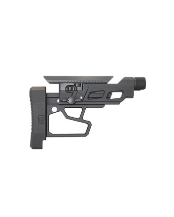 Ruger 90773 Precision Rifle Buttstock Assembly Black Steel/Aluminum/Nylon