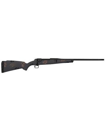 Fierce Firearms TWROG7PRC22BT Twisted TI Rogue 7mm PRC 22" Black Cerakote Steel Threaded Barrel, Drilled &amp; Tapped Titanium Receiver, LR Negative Comb Trophy Camo Carbon Fiber Stock