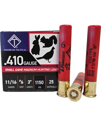 ATI ATIAC41036 Target Load410Gauge 3" 11/16oz 6Shot 25 Per Box/10 Case