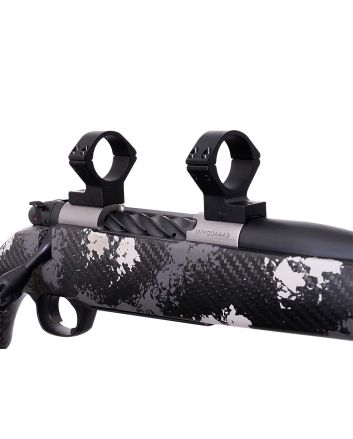 Weatherby TRBVLAS3 Scope Mount/Ring ComboMatte Black Alloy 30mm Tube, Weatherby Mark V Medium Rings Standard 6-Lug Action