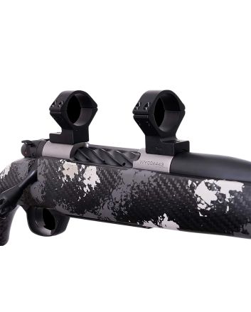 Weatherby W740705 Scope Mount/Ring ComboMatte Black Alloy 30mm Tube Weatherby Mark V Medium Rings Magnum 9-Lug Action