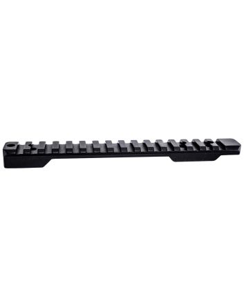 Weatherby P00252705 Picatinny RailBlack Hardcoat Anodized Alloy Fits Weatherby Mark V Magnum 9-Lug Action