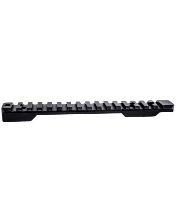Weatherby P00252706 Picatinny RailBlack Hardcoat Anodized Alloy Weatherby Mark V Standard 6-Lug Action