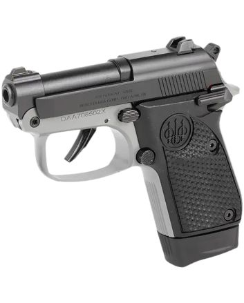 Beretta USA J20X22R8 20X Bobcat You're On Your Own 22 LR 8+1 2.40" Black Steel Barrel, Gray Cerakote ELS/Serrated Steel Slide, Black Polymer Frame w/Beavertail, Helica Texture Grip