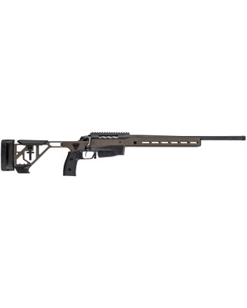 Tikka JRTXAGM31424 T3x Ace Game 22-250 Rem 10+1 24" Fluted Threaded Barrel, Bronze Cerakote Picatinny Rail Aluminum Receiver, M-LOK Handguard, Adjustable Aluminum Stock, Black Polymer Grip