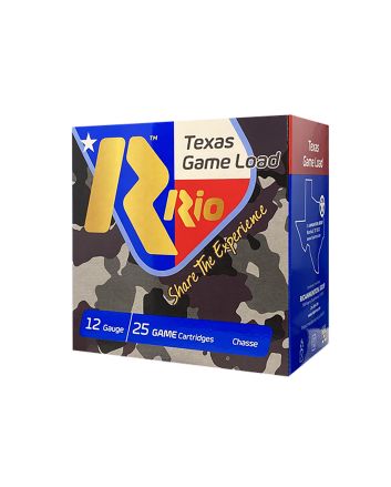 Rio Ammunition TG366TX Texas Game Load High Velocity 12Gauge 2.75" 1 1/4oz 6Shot 25 Per Box/10 Case
