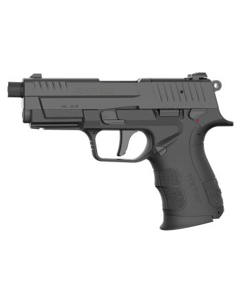Retay USA RXP22BLK10TH RXP22 LR 10+1 4" Black Threaded Barrel, Black Cerakote RMR/RMSc Optic Ready/Serrated Slide &amp; Polymer Frame w/Accessory Rail, Textured Grip