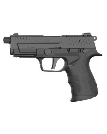 Retay USA RXP22BLK13TH RXP22 LR 13+1 4" Black Threaded Barrel, Black Cerakote RMR/RMSc Optic Ready/Serrated Slide &amp; Polymer Frame w/Accessory Rail, Textured Grip