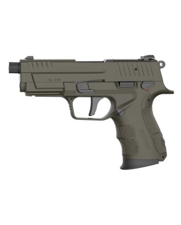 Retay USA RXP22OD13TH RXP22 LR 13+1 4" Black Threaded Barrel, OD Green Cerakote RMR/RMSc Optic Ready/Serrated Slide, OD Green Cerakote Polymer Frame w/Accessory Rail, Textured Grip