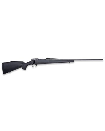 Weatherby VHS350NR0T Vanguard Obsidian 350 Legend 5+1 20" Blued Heavy Threaded Barrel, Blued Drilled &amp; Tapped Steel Receiver, Monte Carlo Black Polymer Stock