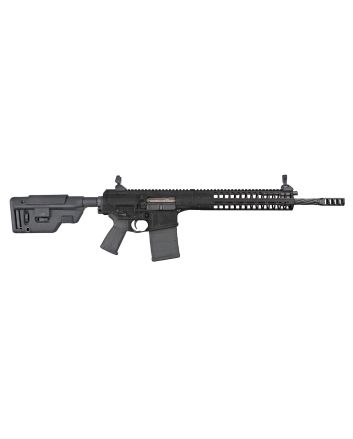 LWRC REPRMKIIR7BF16SC R.E.P.R. MKII 7.62x51mm NATO 20+1 16" Black Nitride Threaded Barrel, Black Cerakote Picatinny Rail Receiver, B5 Systems Precision Stock Black Synthetic Stock, Black Magpul+ Grip