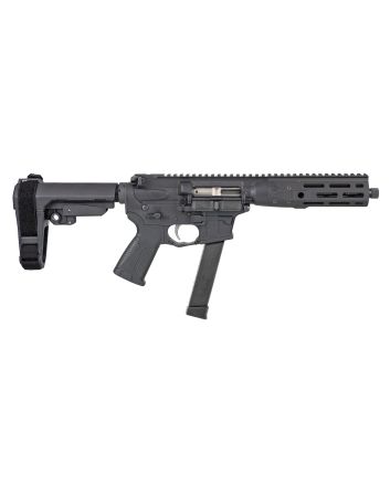 LWRC ICP9B8SBA3 IC-99mm Luger 8.50" 30+1 Black Nitride Threaded Barrel, Black Anodized Aluminum Picatinny Rail Receiver, SB Tactical SBA3 Brace, LWRC Ultra Combat Grip, Ambidextrous