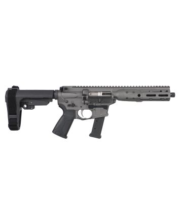 LWRC ICP9TG8SBA3 IC-99mm Luger 8.50" 33+1 Black Nitride Threaded Barrel, Tungsten Anodized Aluminum Picatinny Rail Receiver, SB Tactical SBA3 Brace, LWRC Ultra Combat Grip, Ambidextrous