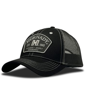 Hornady Gear 32790 Black Trucker Hornady Patch