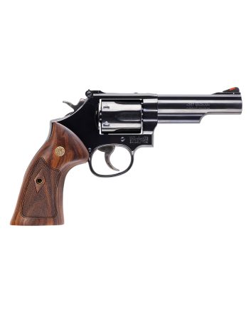 Smith &amp; Wesson 14046 Model 19K-Frame 357 Mag 6 Shot 4.25" Blued Carbon Steel Barrel, Cylinder &amp; Frame, Checkered Wood Grip, No Safety