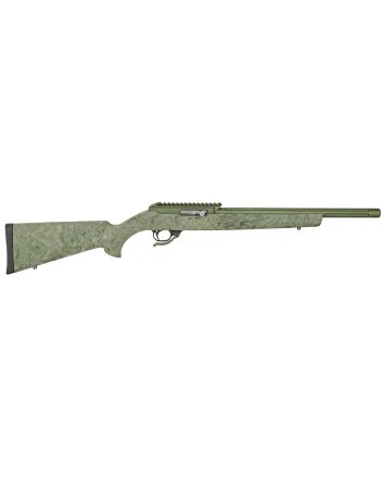 Tactical Solutions ATE2MODBHGGRN X-Ring VR Gen2 22 LR Matte OD Green Barrel &amp; Receiver, Hogue OverMolded Ghillie Green Synthetic Stock