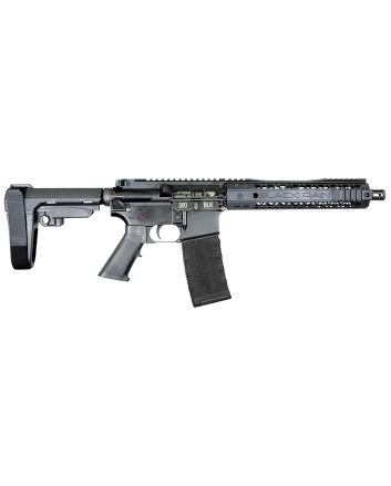 Black Rain OrdnanceSpec155.56 NATO 30+1 10.50" Black Nitride Steel Barrel, 10" M-LOK Handguard, Black Anodized Aluminum Picatinny Rail Receiver, Tactical SBA3 Brace, Black G.I. Grip