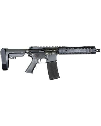 Black Rain OrdnanceSpec15300 Blackout 30+1 10.50" Black Nitride Steel Barrel, 10" M-LOK Handguard, Black Anodized Aluminum Picatinny Rail Receiver, Tactical SBA3 Brace, Black G.I. Grip