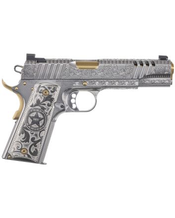 Auto-Ordnance 1911TCAC17 Texas Ranger Special Edition 45 ACP 7+1 5" Gold Plated PVD