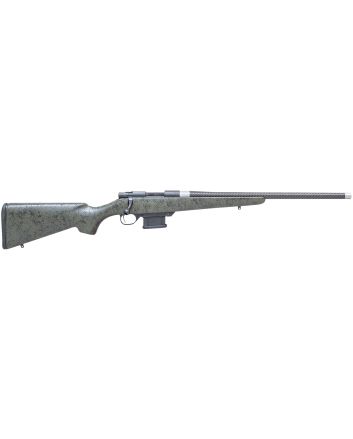 Howa HCE6ARCGRN 1500 Carbon Elevate 6mm ARC 20" Carbon Fiber Wrapped Threaded Barrel, Black Drilled &amp; Tapped Steel Receiver, Fixed Stocky's OD Green w/Black Webbing Synthetic Stock, Right Hand