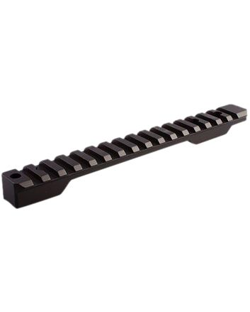 Talley PL0258763 Picatinny RailBlack Hardcoat Anodized Aluminum Fierce Edge/Fury Long Action 0 MOA