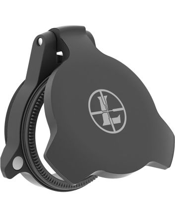Leupold 59030 Alumina Scope Cover Matte Black Aluminum 20mm Objective Screw On Mount Flip Open