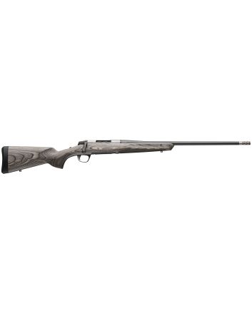 Browning 036092298 X-Bolt 2 Hunter Full Size 7mm PRC 3+1 24" Matte Blued Threaded Sporter Barrel, Drilled &amp; Tapped Stainless Steel Receiver, Fixed Gray Laminate Stock, Radial Muzzle Brake