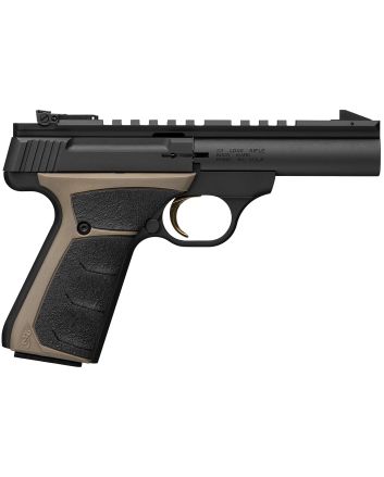 Browning 051604490 Buck Mark Field Target Micro 22 LR 10+1 4" Matte Blued Bull Barrel, Matte Black Serrated w/Picatinny Rail Slide, Matte Black Aluminum Frame, UFX Overmolded Grip