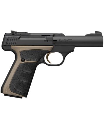 Browning 051603490 Buck Mark Micro Bull 22 LR 10+1 4" Matte BluedBull Barrel, Matte Black Serrated Slide, Matte Black Aluminum Frame, UFX Overmolded Grip